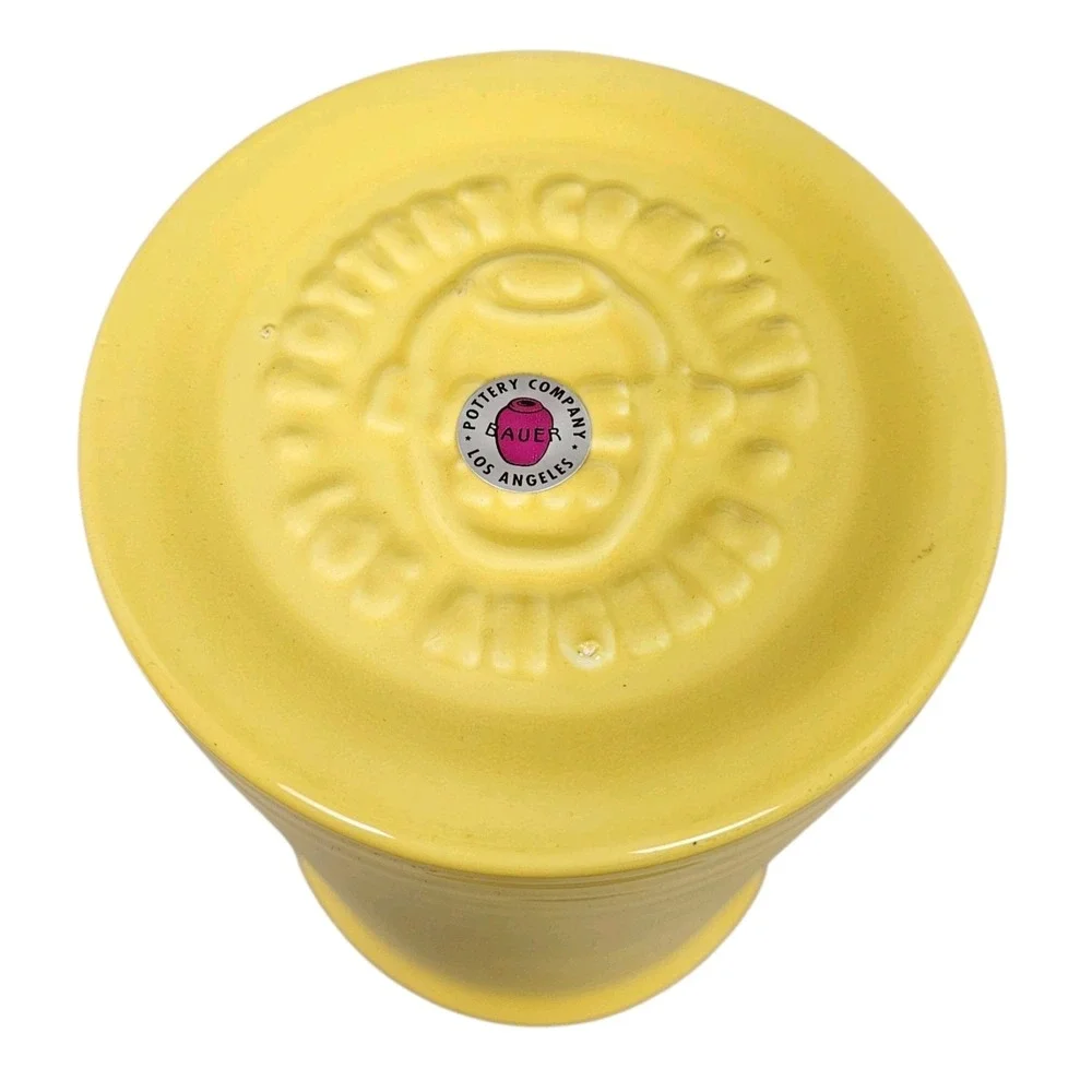 Bauer Pottery 2000 Yellow‎ Ringware 11